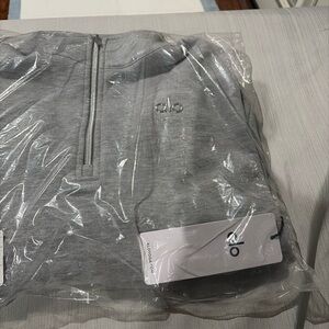 Alo Gray Zip-Up Jacket